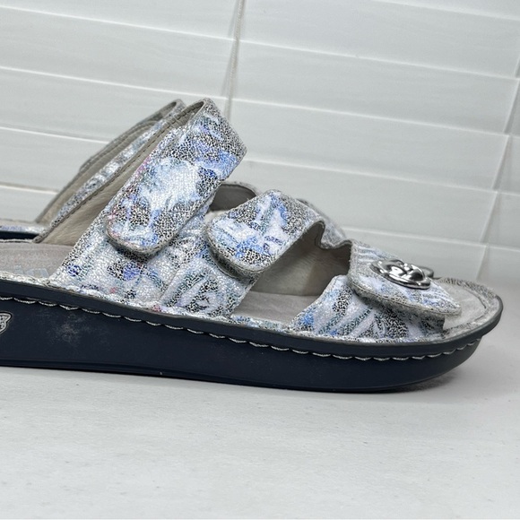 Alegria Bet-6003 Leather Sz 42 Slide-On Wedge Sandals - Picture 8 of 13